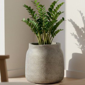 Resim Boge Plastik Saksı Granit Dokulu 58 L 