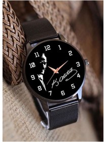 Resim Bika Time Kemal Atatürk Imzalı Erkek Kol Saati Hediyelik 