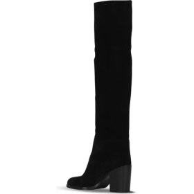 Resim Bueno Shoes Siyah Süet Kadın Topuklu Çizme 30WC18722 30WC18722 