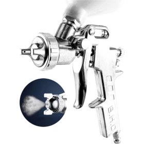 Resim Üstten Depolu Profesyonel 1.3 mm 600CC Boya Sprey Tabancası 