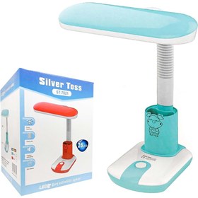 Resim Genel Markalar Sılver Toss St-7821 Kitap Okuma Çocuk Masa Lambası Kalemlik Turkuaz 26 Led 220V 