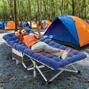 Resim Taşınabilir Katlanabilir Kamp Yatağı, Çıkarılabilir Yatak ile - Hafif Sağlam Çerçeve, Açık Hava, Plaj, Bahçe, Park, Ev Ofisi, Dinlenme ve Patio Kullanımı için Ergonomik Tasarım - Dayanıklı ve Rahat Uyku Çözümü, Kamp Yatağı, Plaj Rahatlığı, Kompakt Tasarım, Sağlam Yapı, Taşınabilir Katlanabilir Yatak, Yatak ile Katlanabilir Yatak, Yatak ile Katlanabilir Yatak 
