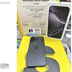 Resim Apple iPhone 16 Pro Max İkinci El TR | 256 GB | Siyah 