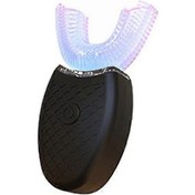 Resim 360 Derece Akıllı Otomatik Sonic Elektrikli Diş Fırçası U Tipi 4 Modlu Diş Fırçası Usb Şarjlı Diş Fırçası 
