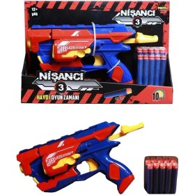 Resim Denisam Soft Mermi Atan Nişancı Oyuncak Silah Yerli Ürün 
