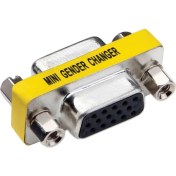 Resim Alfais 4813 Vga To Vga Dişi Dişi Çevirici 15 Pin Dönüştürücü Adaptör 