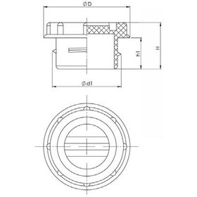 Resim Parça Vidalı Tapa 