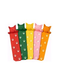 Resim Kedi Figürlü Kitap Ayracı 5 Li Set Renkli Dekoratif Sayfa Ayracı 