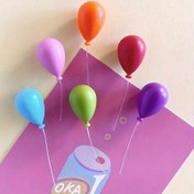 Resim Renkli Macaron Balon Manyetikleri: Yüksek Yaratıcı Kişiselleştirilmiş Buzdolabı Manyetikleri 
