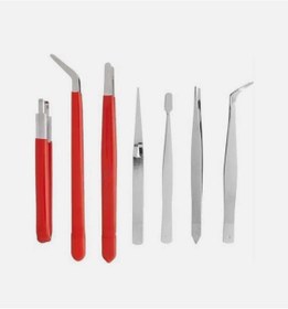 Resim Hırdavat Elektornikçi 7 Parça Cımbız Seti Telefon Bilgisayar Cımbız 