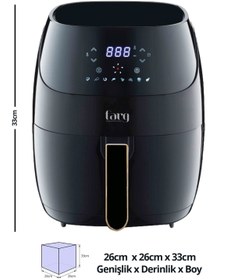 Resim Farg Mychef Epa-1113 Yağsız Kızartma Sıcak Hava Fritözü / Dijital Airfryer 5.5 Litre 1500w 