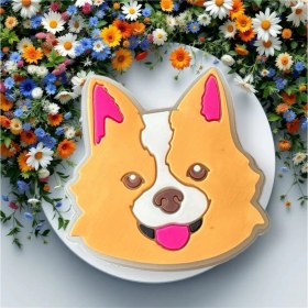 Resim Ozn Aksesuar Ledli Yanıp Sönen Köpek Figürlü Terlik Süsü Üç Boyutlu/ışıklı 3D Charm/jibbitz 