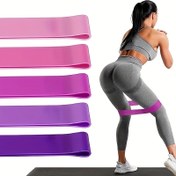 Resim Premium Direnç Bantları Tam Vücut Antrenmanları için, Yoga ve Pilates - Kalça, Bacaklar ve Kollar için İdeal - Evde Spor Salonunda Esneklik ve Güç Eğitimi - Mor, Orta Gerilim, Uygunluk, Spor Aksesuarları, Şükran Günü için Mükemmel 