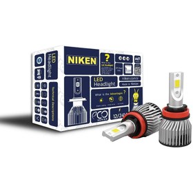 Resim Niken H8 Led Xenon Far Ampulü Seti Eco 8000lm 