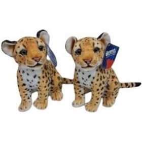 Resim Mey İthalat Pl50134 25 Cm Oturan Küçük Kahverengi Leopar-hly 