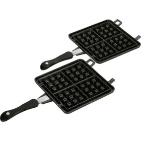 Resim Taç Waffle Tavası Siyah 