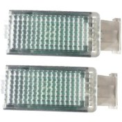 Resim Golf 6 Golf 7 Mk5 Mk6 B7 B8 İçin 2 Adet Led Ayak Boşluğu Lambası 5gg 947 409 5gg947409 5g0 947 409 Şeffaf 