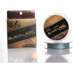 Resim Pandora Label 8x Multicolor 150 Mt 0,18mm İp Misina - Standart 