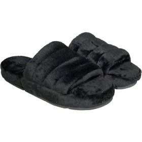 Resim Okanmed Peluş A26 Kadın Peluşlu Kışlık Burnu Açık Ev Terliği 