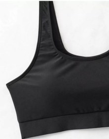Resim Fardas Mayo Üstü Spor Sütyeni 230927697 Siyah 