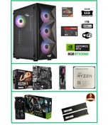 Resim RAMTECH MOOD X60 Ryzen 7 5700x Rtx 5060 16Gb Ram 1Tb M.2 Nvme Masaüstü Hazır Sistem Oyuncu Bilgisayarı 