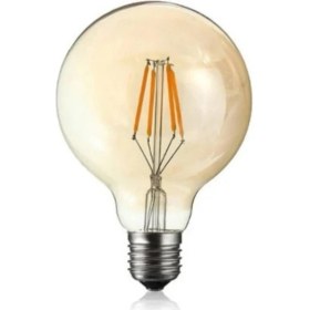 Resim AC Aydınlatma 6W Rustik Ampul 2700K (Sarı Işık) G95 