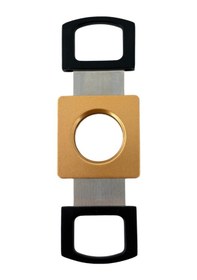 Resim Parmida Siyah-gold Metal Puro Makası Kesici - Tr8325 