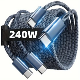 Resim 240W USB C Kablosu Apple Hızlı Şarj USB C'den USB C'ye Şarj Kablosu, MacBook Pro/Air, for iPad Pro/Air, for Samsung, Pixel, Switch, Dell vb. için USB PD 3.1 C-tipi Şarj Kablosu, 1m/39.37in, 2m/78.7in, USB Uzatma Kablosu, USB Kablosu Uzatma, USB Uzatma Kablosu, USB Kablosu 2., Uzun Micro USB Kablosu, Kablosu P, Tcon Hızlı Şarj Kablosu Oynama için, Kindle Kablosu, Lg Luaavz, Kore Hızlı Şarj Cihazı, Tip C Kablosu Hızlı Şarj, Şarj Hızlı Şarj, Hızlı Şarj Kablosu C Tipi, USB C 