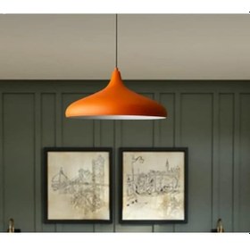 Resim Mylights Metal Turuncu Sarkıt Modern - Spor Avize 35 CM 