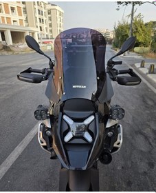 Resim Motocam Bmw R 1300 Gs Siperlik Ön Cam 2023-2025 Model 48cm Siyah Renkli 4mm 