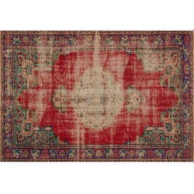 Resim Vintage Eskitme El Dokuma Halı 169 X 253 Cm 9124 