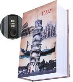 Resim Mühlen Secret Safe 180-I Orta Boy Kitap Şekli Gizli & Şifreli Para ve Değerli Eşya Kasası 