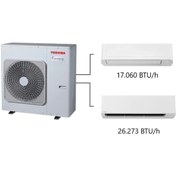 Resim Toshiba 5m Multi Split Klima 17.000 24.000 Btu/h 