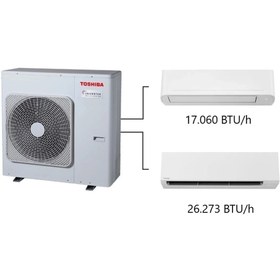 Resim Toshiba 5m Multi Split Klima 17.000 24.000 Btu/h 