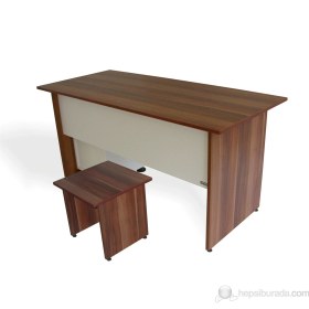 Resim Vena Nil Masa 3 Çekmeceli Sehpalı – Erik/Beyaz 