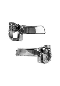 Resim Nissan Qashqai J10,JJ10 için Krom İç Kapı Kolu-Sağ-Sol-SET 