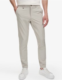 Resim Cacharel Bej Slim Fit Pamuk Karışımlı Beli Lastikli Kanvas Pantolon 