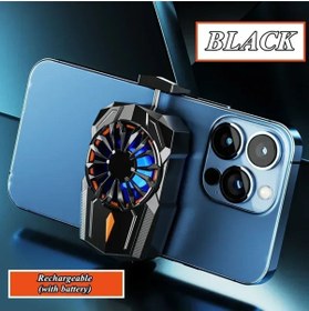 Resim ROGGER Telefon Soğutucu Fan Cep Telefonu Radyatör Soğutucu Oyun Hızlandırıcı 