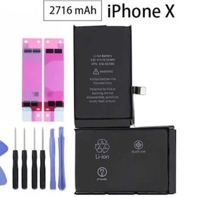 Resim iPhone X Uyumlu Batarya Pil Değişim Seti 
