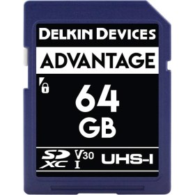 Resim Delkin Devices Delkın Advantage 64GB Sd Uhs-I V30 Hafıza Kartı 
