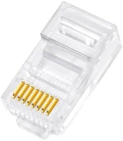 Resim Kaliteli 100 Adet Rj45 Cat5 Cat6 Ethernet Konnektör Soketi Switch Ve Patch Panel Soketi Ucu 