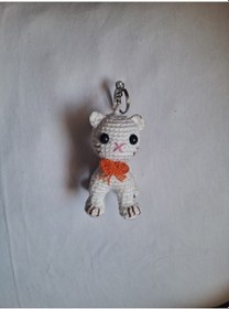 Resim Amigurumi Kedi Anahtarlık 
