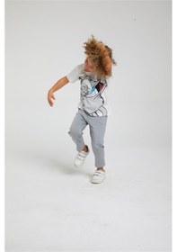 Resim Jack Lions Erkek Çocuk Pamuklu Garfield Tshirt-12842-beyaz Beyaz 