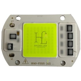 Resim 220 Volt 50 Watt Cob Led Projektör Çipi Yeşil 