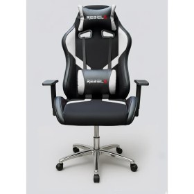 Resim Rebelx Oyuncu Koltuğu Basic Krom Ayak Beyaz Renk 