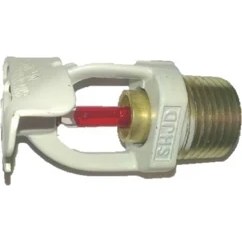 Resim AK TEK Non Ul Duvar Tip Yangın Sprink Beyaz 68 C Kırmız 1/2 Sr Onaysız 