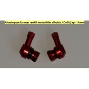 Resim ALUMINYUM MOTOSİKLET SİBOBU JD=11.5 KIRMIZI RENK 