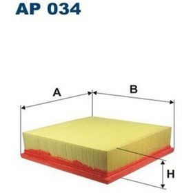 Resim Fıltron Ap034 - Hava Fıltresı Mercedes Om602 W201 W124 S124 