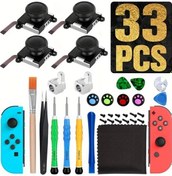 Resim Sunshine022 Nintendo Switch 33pcs Tamir Seti Konsol Ve Kumanda Tamir Aletleri Çantası 