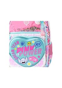 Resim Muggle 4 Bölmeli Pink Power Okul Sırt Çantası Pembe Mu-5771 Pembe 